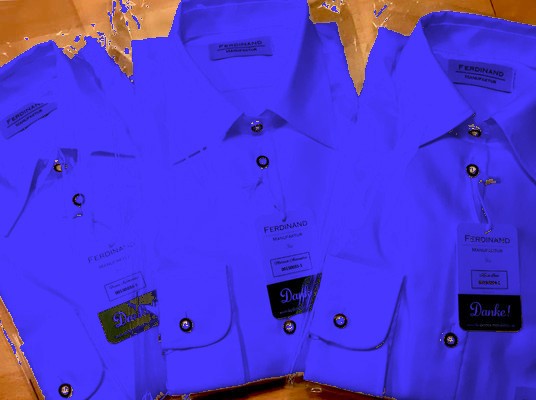 Hemd (Blau, Langarm)